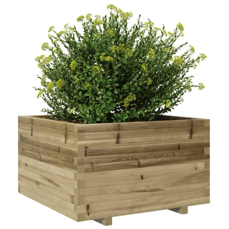 Plantenbak 80x80x49,5 cm geïmpregneerd grenenhout - AllerleiShop