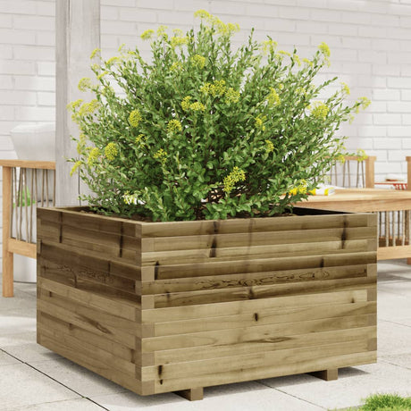 Plantenbak 80x80x49,5 cm geïmpregneerd grenenhout - AllerleiShop