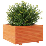 Plantenbak 90x90x49,5 cm massief grenenhout wasbruin - AllerleiShop