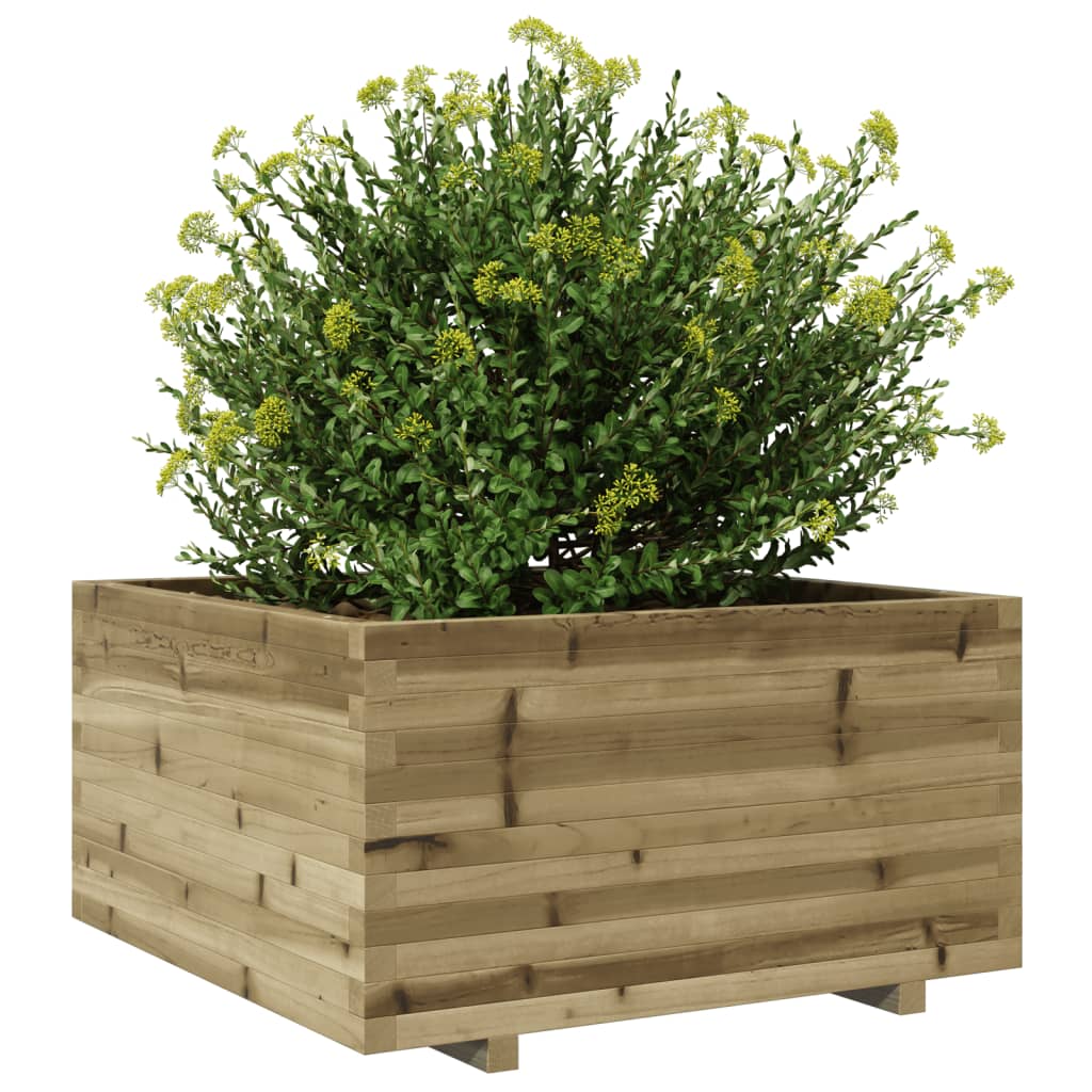 Plantenbak 90x90x49,5 cm geïmpregneerd grenenhout - AllerleiShop