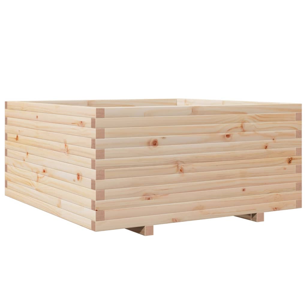 Plantenbak 100x100x49,5 cm massief grenenhout - AllerleiShop