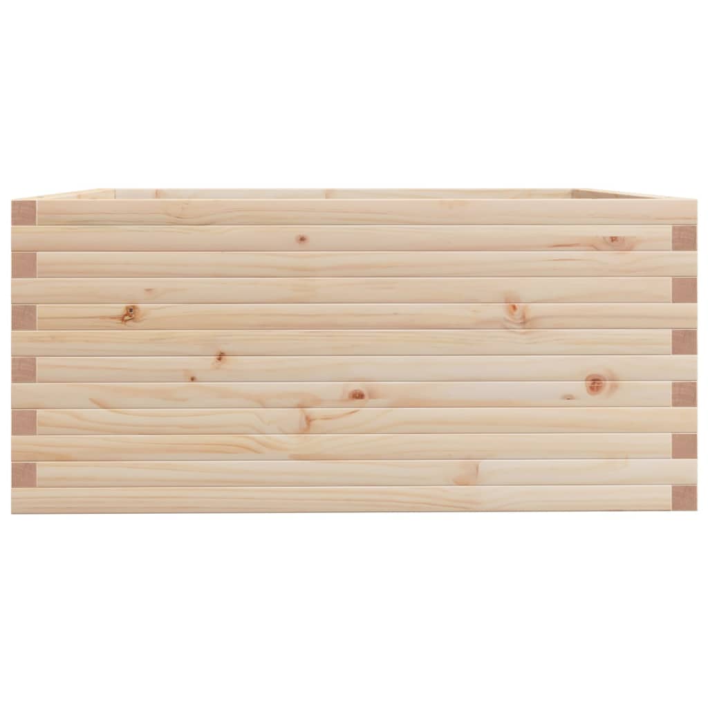 Plantenbak 100x100x49,5 cm massief grenenhout - AllerleiShop