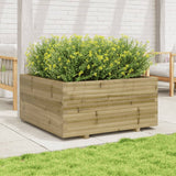 Plantenbak 100x100x49,5 cm geïmpregneerd grenenhout - AllerleiShop