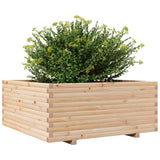 Plantenbak 110x110x49,5 cm massief grenenhout - AllerleiShop