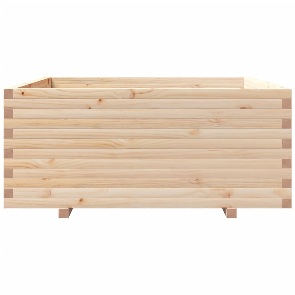 Plantenbak 110x110x49,5 cm massief grenenhout - AllerleiShop