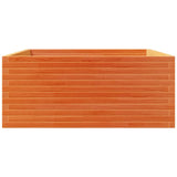 Plantenbak 110x110x49,5 cm massief grenenhout wasbruin - AllerleiShop