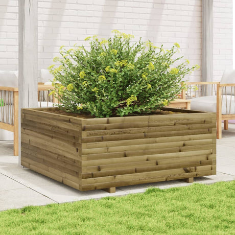 Plantenbak 110x110x49,5 cm geïmpregneerd grenenhout - AllerleiShop