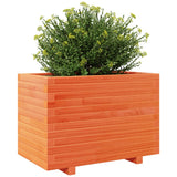 Plantenbak 70x40x49,5 cm massief grenenhout wasbruin - AllerleiShop