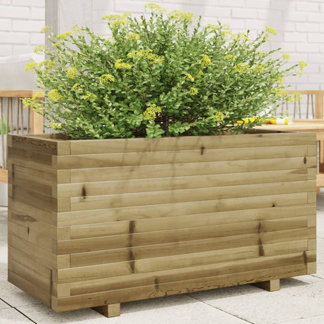 Plantenbak 90x40x49,5 cm geïmpregneerd grenenhout - AllerleiShop