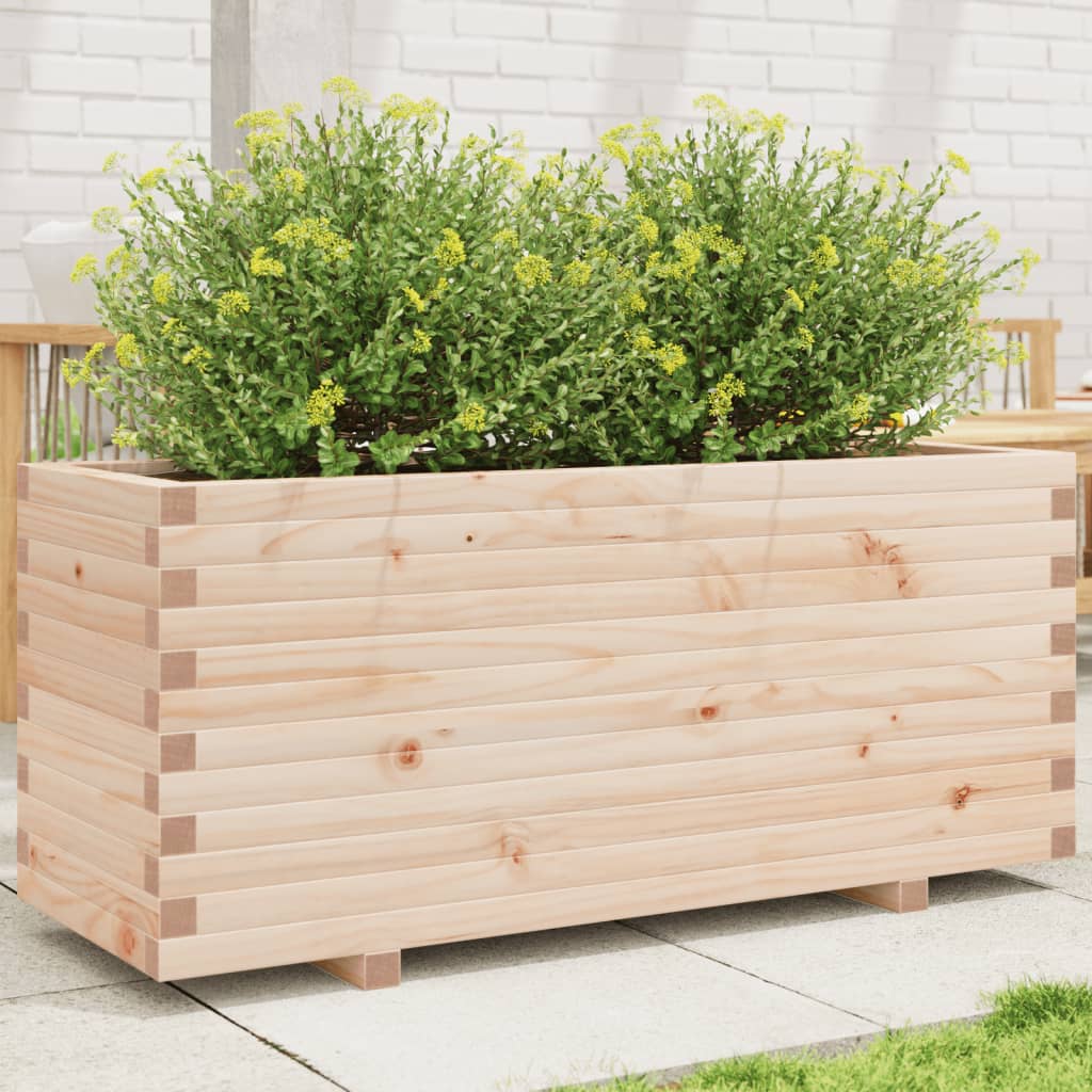 Plantenbak 110x40x49,5 cm massief grenenhout - AllerleiShop