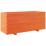 Plantenbak 110x40x49,5 cm massief grenenhout wasbruin - AllerleiShop