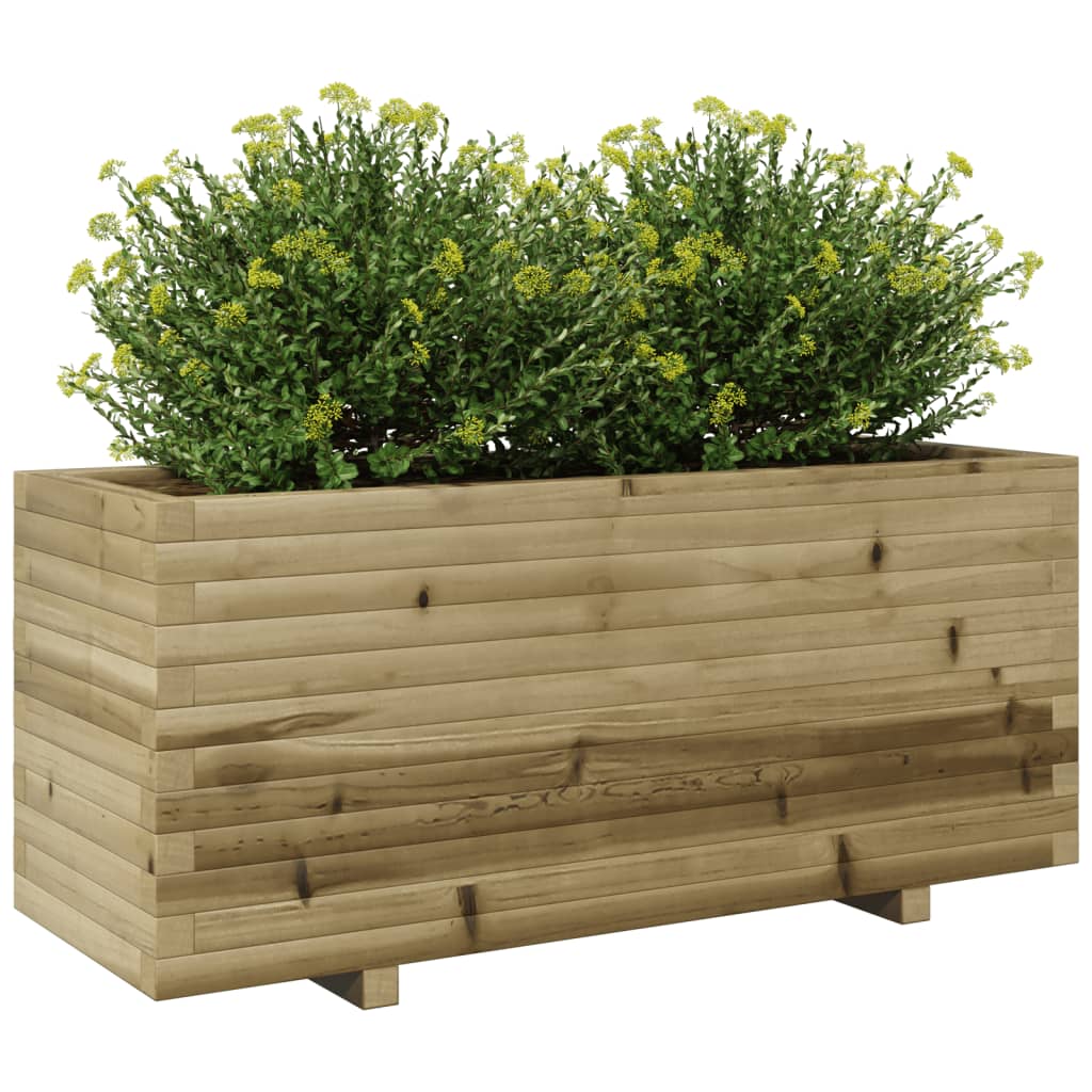 Plantenbak 110x40x49,5 cm geïmpregneerd grenenhout - AllerleiShop