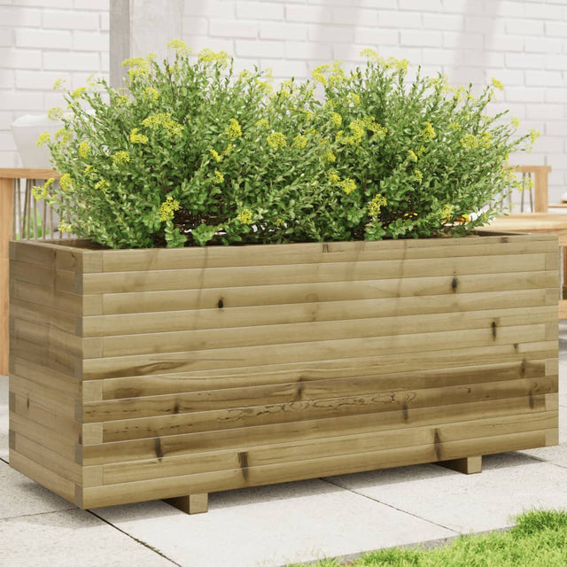 Plantenbak 110x40x49,5 cm geïmpregneerd grenenhout - AllerleiShop