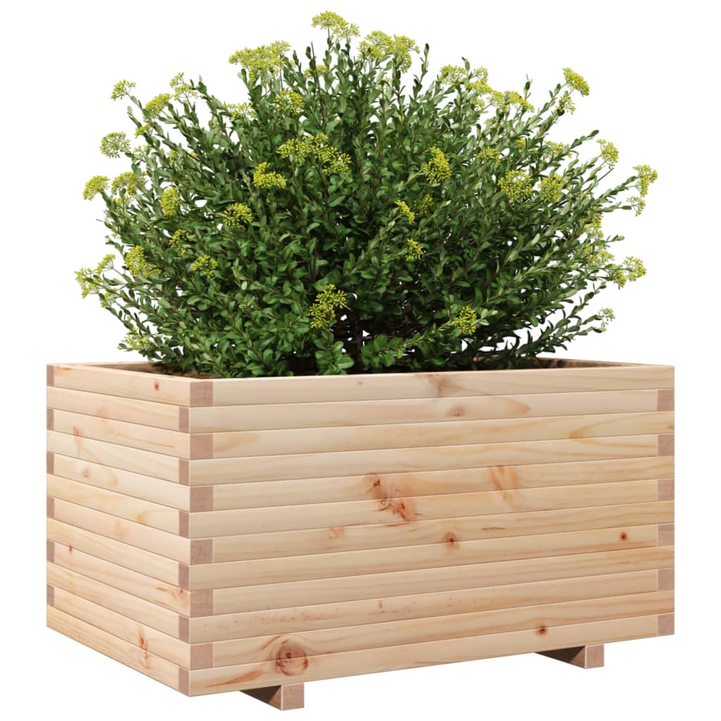 Plantenbak 90x60x49,5 cm massief grenenhout - AllerleiShop