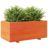 Plantenbak 110x60x49,5 cm massief grenenhout wasbruin - AllerleiShop