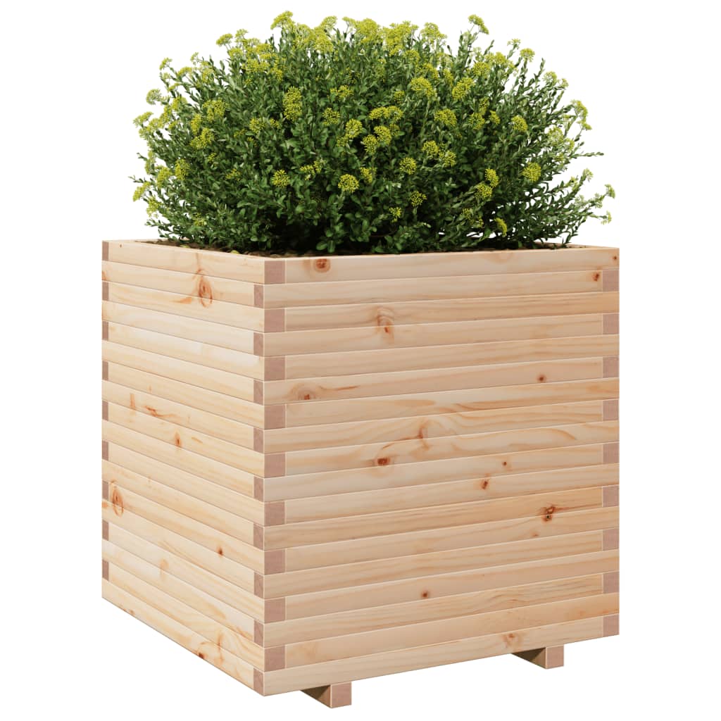 Plantenbak 70x70x72,5 cm massief grenenhout - AllerleiShop