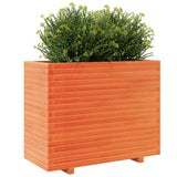 Plantenbak 90x40x72,5 cm massief grenenhout wasbruin - AllerleiShop