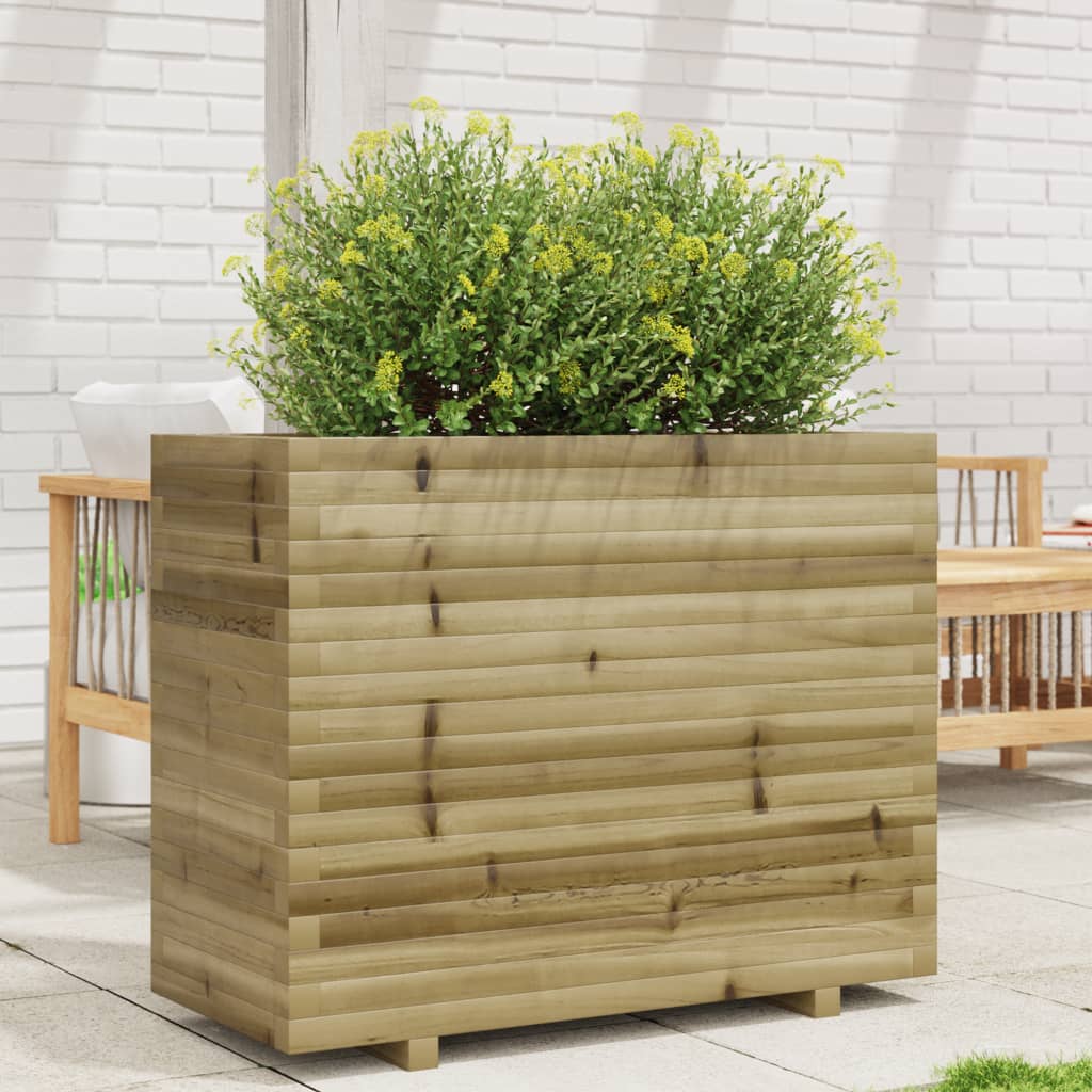 Plantenbak 90x40x72,5 cm geïmpregneerd grenenhout - AllerleiShop