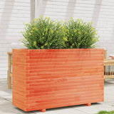 Plantenbak 110x40x72,5 cm massief grenenhout wasbruin - AllerleiShop