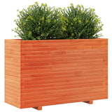 Plantenbak 110x40x72,5 cm massief grenenhout wasbruin - AllerleiShop