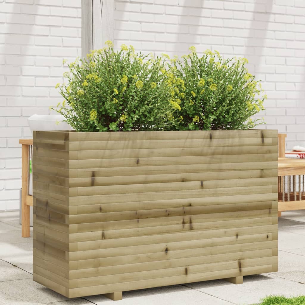 Plantenbak 110x40x72,5 cm geïmpregneerd grenenhout - AllerleiShop