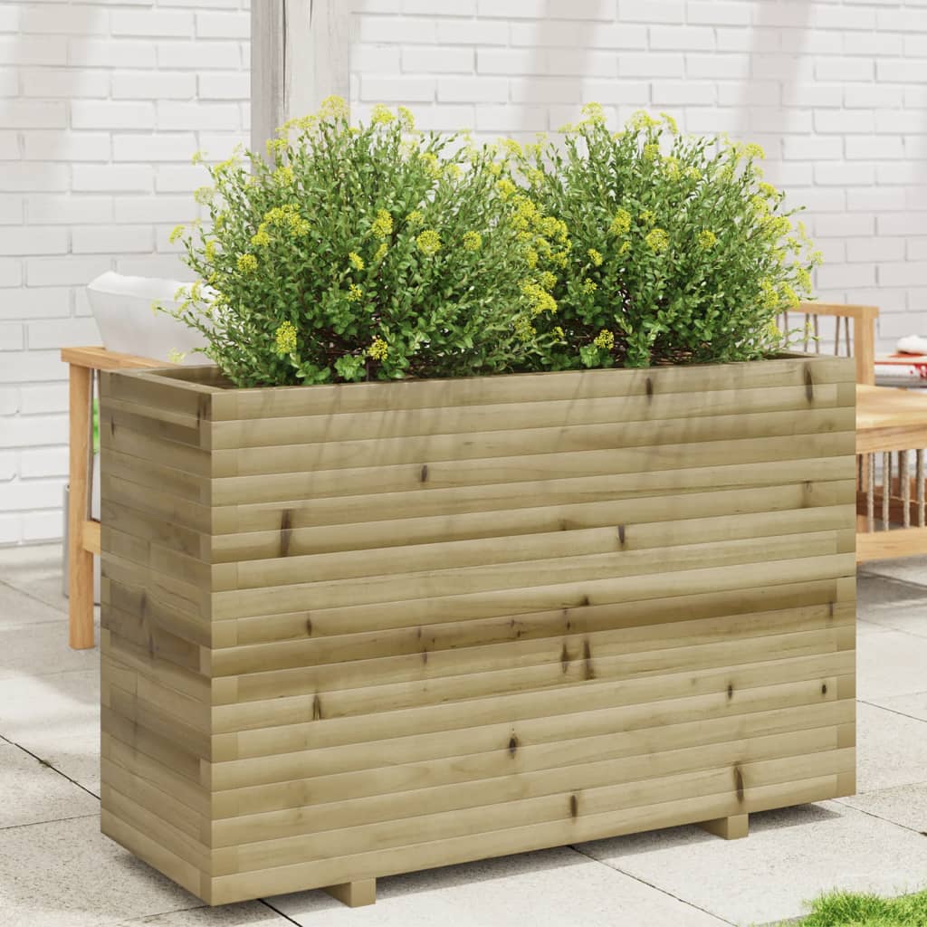 Plantenbak 110x40x72,5 cm geïmpregneerd grenenhout - AllerleiShop