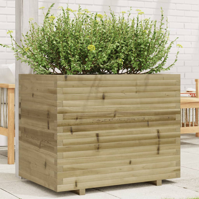 Plantenbak 90x60x72,5 cm geïmpregneerd grenenhout - AllerleiShop