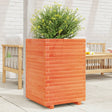 Plantenbak 50x50x72 cm massief grenenhout wasbruin - AllerleiShop