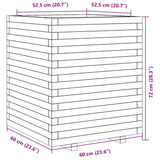 Plantenbak 60x60x72 cm massief grenenhout - AllerleiShop