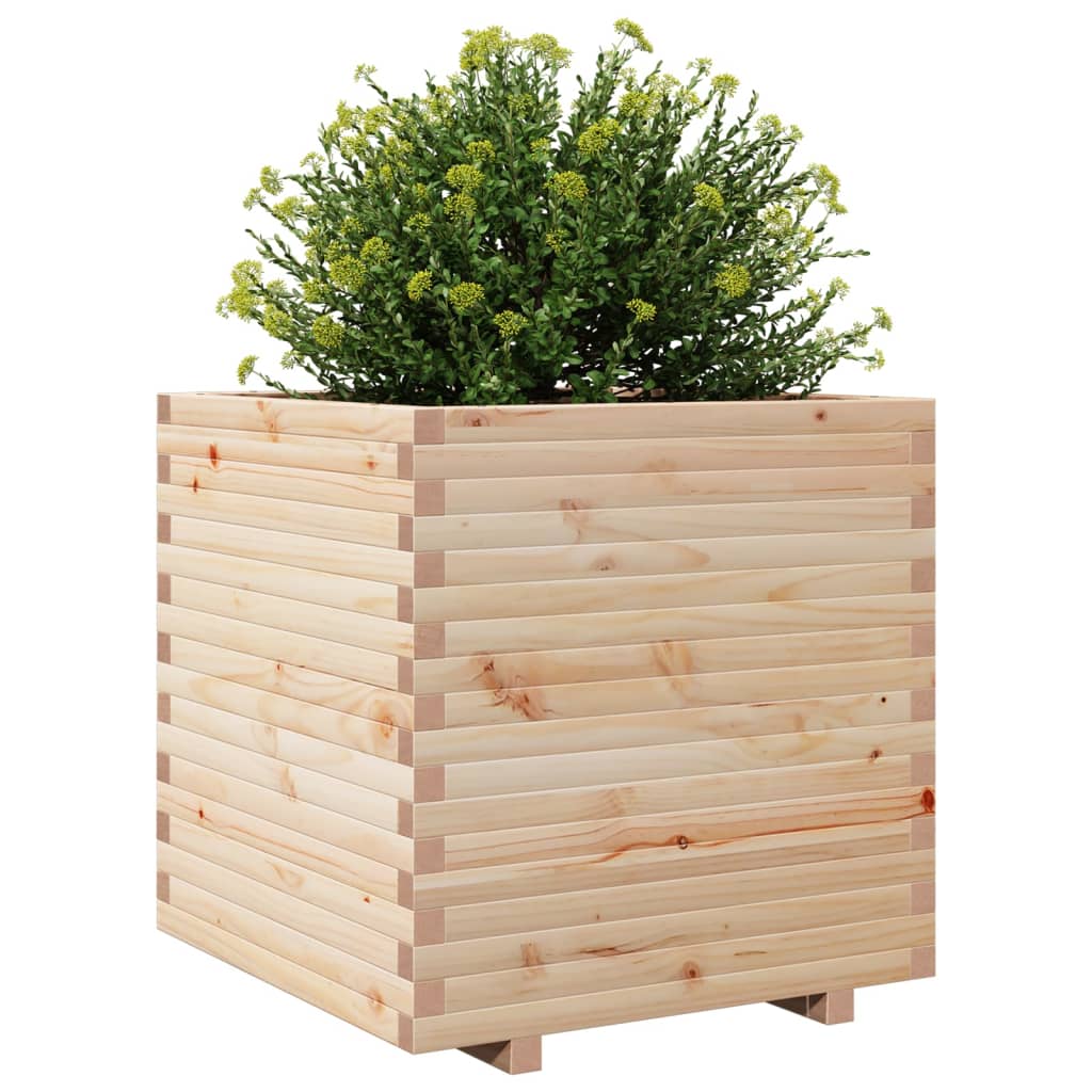 Plantenbak 70x70x72 cm massief grenenhout - AllerleiShop