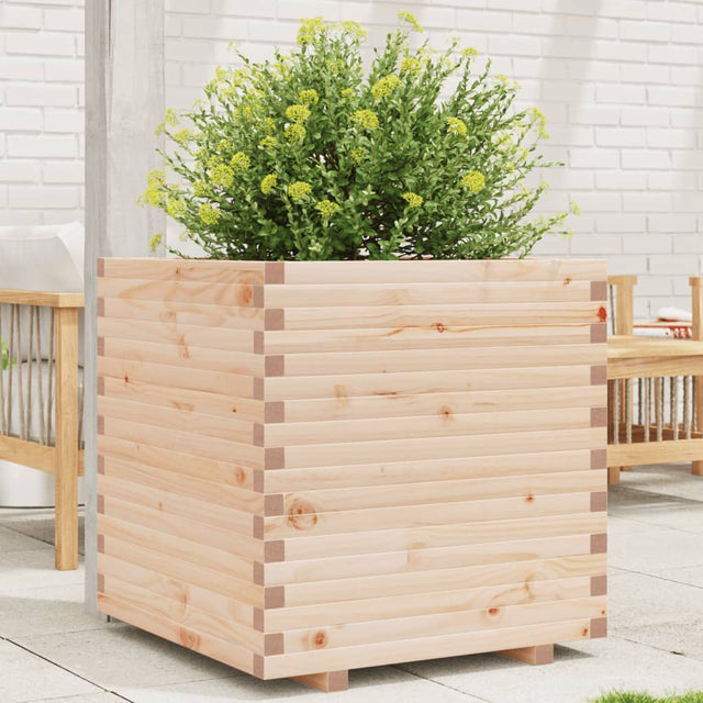 Plantenbak 70x70x72 cm massief grenenhout - AllerleiShop