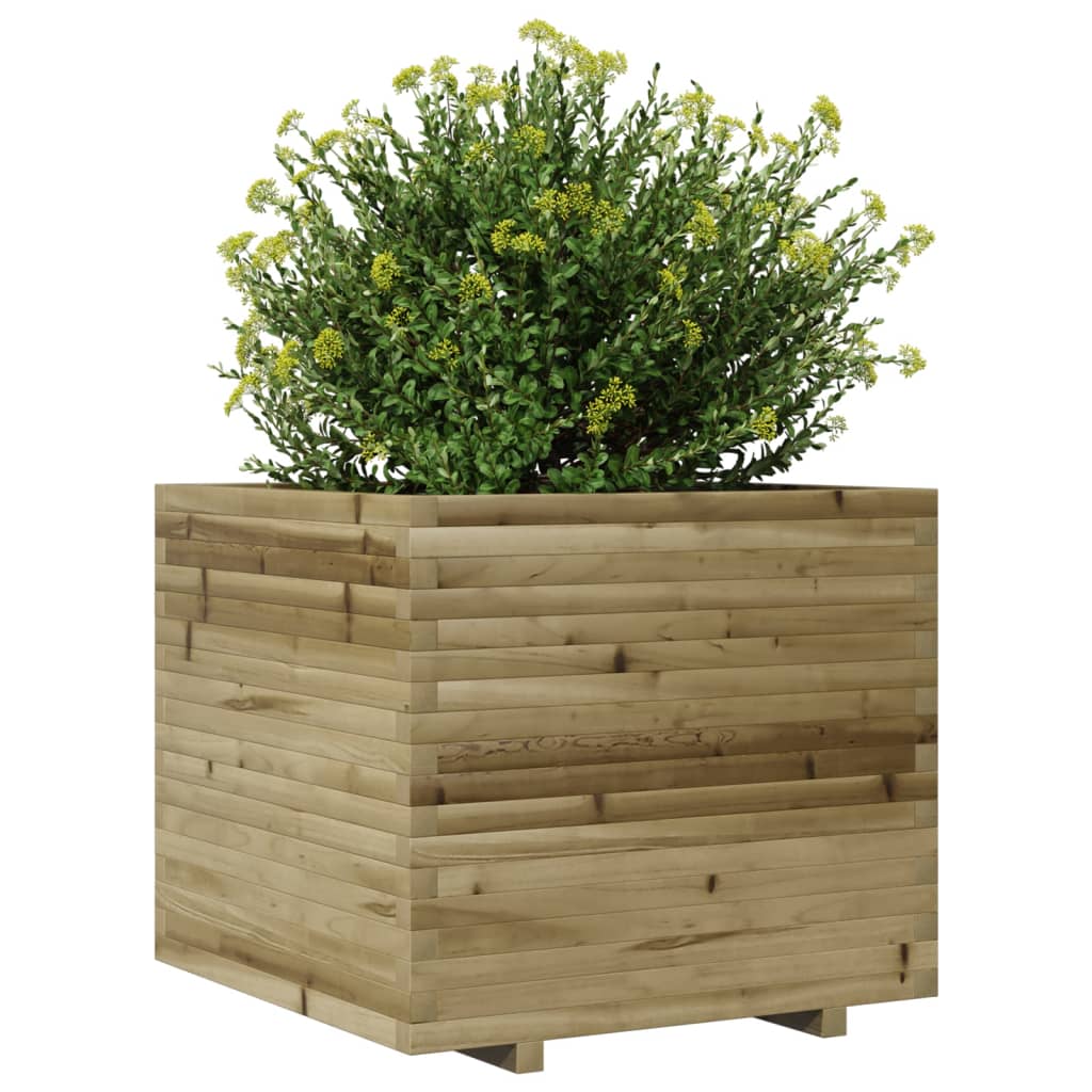 Plantenbak 80x80x72 cm geïmpregneerd grenenhout - AllerleiShop