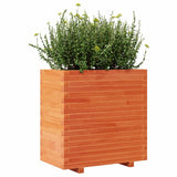 Plantenbak 70x40x72 cm massief grenenhout wasbruin - AllerleiShop