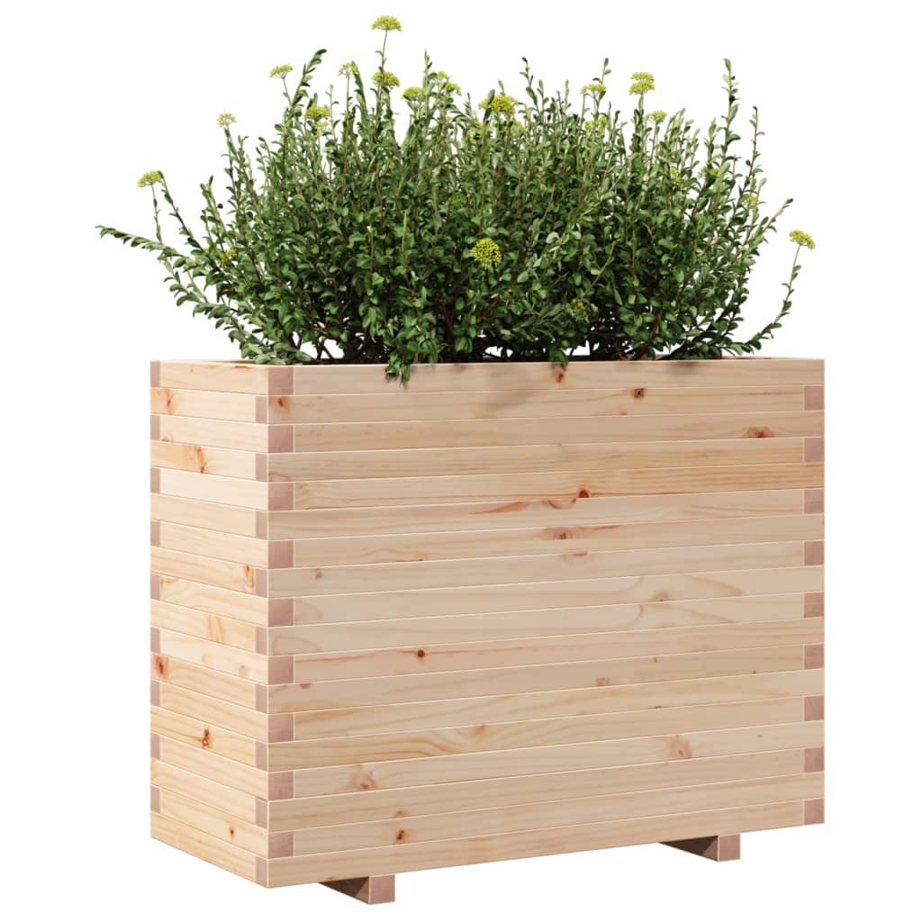 Plantenbak 90x40x72 cm massief grenenhout - AllerleiShop