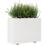 Plantenbak 90x40x72 cm massief grenenhout wit - AllerleiShop