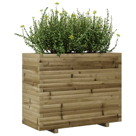 Plantenbak 90x40x72 cm geïmpregneerd grenenhout - AllerleiShop