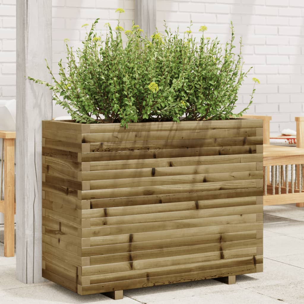 Plantenbak 90x40x72 cm geïmpregneerd grenenhout - AllerleiShop