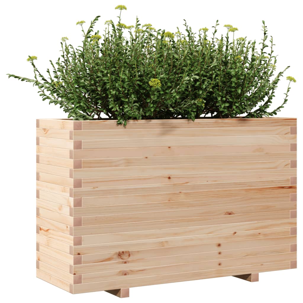 Plantenbak 110x40x72 cm massief grenenhout - AllerleiShop