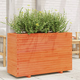 Plantenbak 110x40x72 cm massief grenenhout wasbruin - AllerleiShop