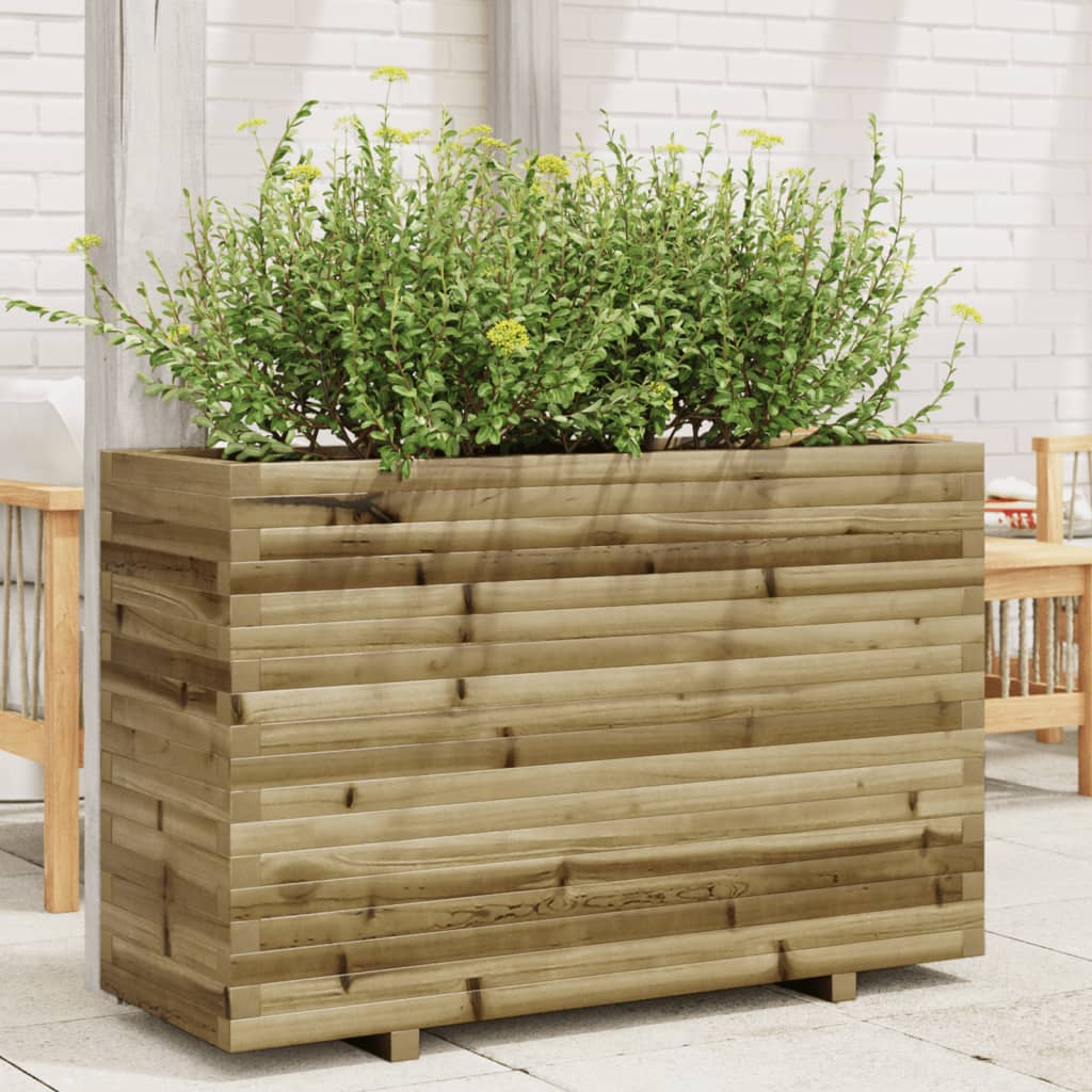 Plantenbak 110x40x72 cm geïmpregneerd grenenhout - AllerleiShop