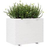 Plantenbak 90x60x72 cm massief grenenhout wit - AllerleiShop