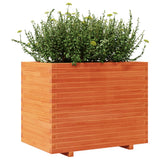 Plantenbak 90x60x72 cm massief grenenhout wasbruin - AllerleiShop