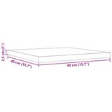 Tafelblad vierkant 40x40x2,5 cm massief grenenhout