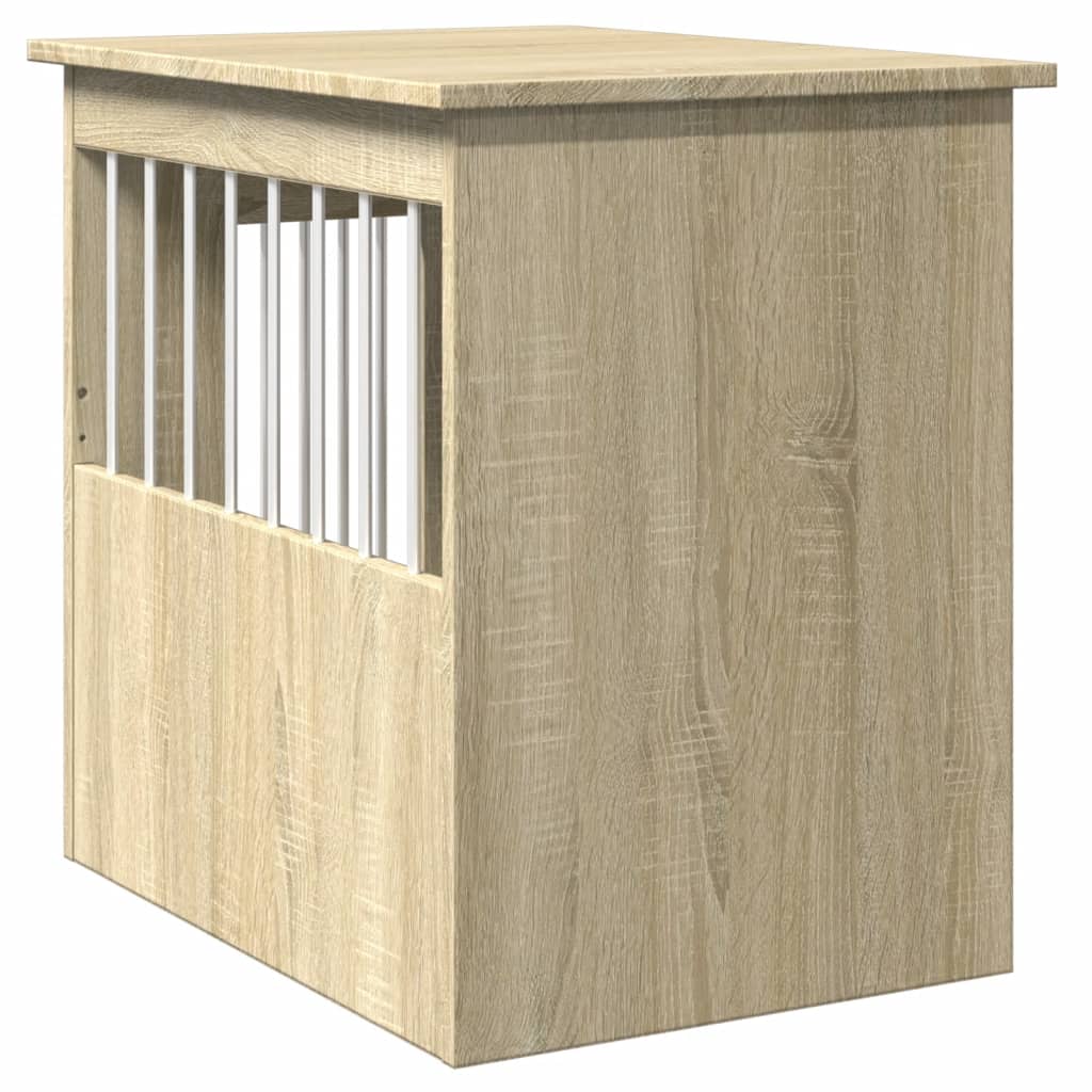 Hondenbench 45x62x59 cm bewerkt hout sonoma eikenkleurig - AllerleiShop