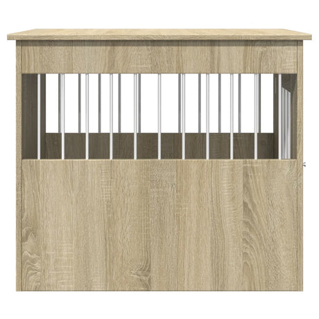 Hondenbench 55 x 80 x 68 cm bewerkt hout sonoma eikenkleurig - AllerleiShop