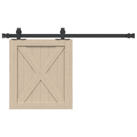 Ophangset voor schuifdeur 91 cm koolstofstaal - AllerleiShop