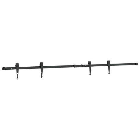 Ophangset voor schuifdeur 183 cm koolstofstaal - AllerleiShop