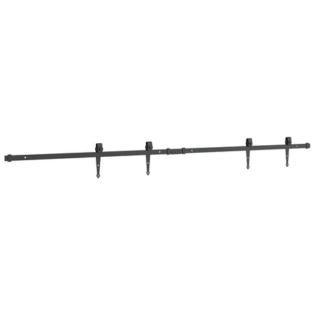 Ophangset voor schuifdeur 183 cm koolstofstaal - AllerleiShop