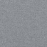 Boxspring met matras stof lichtgrijs 120x190 cm