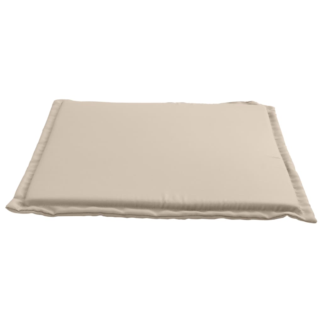 Tuinzitkussens 2 st vierkant 45x45x2 cm taupe - AllerleiShop